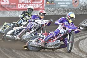 Patryk Wojdylo out in front for Peterborough Panthers. Photo: David Lowndes.