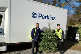Volunteers from Perkins Engines Company Limited L to R Ozvaldo Azevedo and Nathan Law