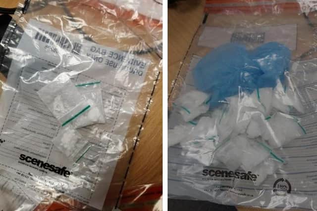 The drugs police recovered