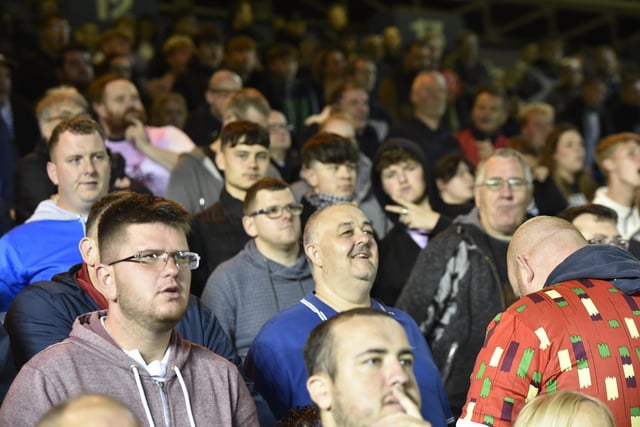 Peterborough United fans enjoy the 3-0 win over Cheltenham Town.