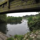 One of the closed bridges at Cuckoos Hollow, Werrington, Peterborough.