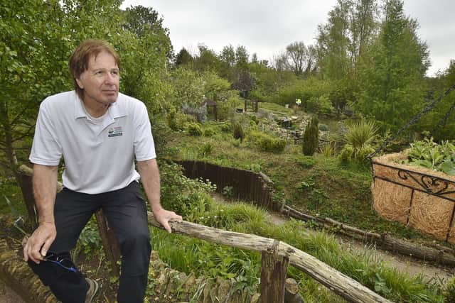 Brian Pearce at Railworld, which was hit by vandals - again - over the weekend