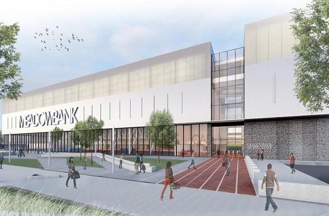 Due to be completed in the next few weeks at a cost of £47 million, the new and improved Meadowbank Sports Centre will include an outdoor athletics track with jumps space and 500 seat stand, an outdoor throwing area, two FIFA 1 3G pitches, two multi-sport games halls, three fitness studios, two squash courts, a combat studio gym, a boxing gym, a gymnastics hall, a 60m six lane indoor athletics track and jumps space, a cafe and meeting rooms.
