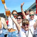 England's  World Cup  street party at the Solstice in 2018.