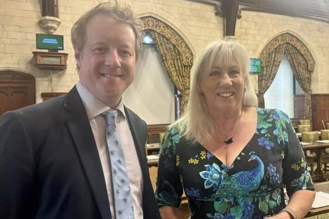 Paul Bristow MP with the Minister after his debate on an innovation centre for energy transition in Peterborough.