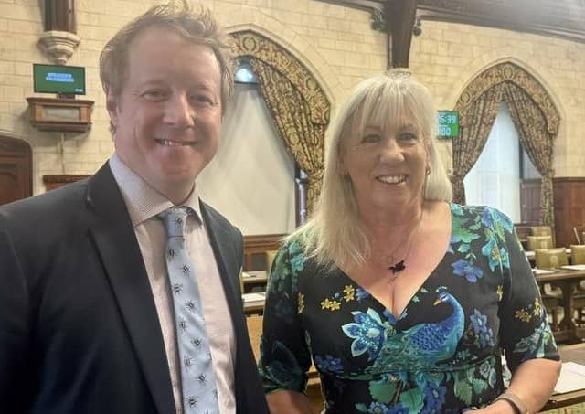 Paul Bristow MP with the Minister after his debate on an innovation centre for energy transition in Peterborough.