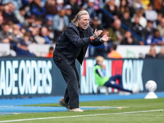 Posh boss Robbie Savage on the touchline against Leicester City. Photo Joe Dent/theposh.com.