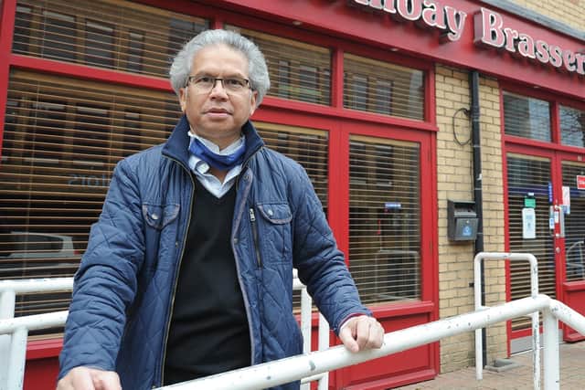 Rony Choudhury owner of the Bombay Brasserie, Broadway, Peterborough