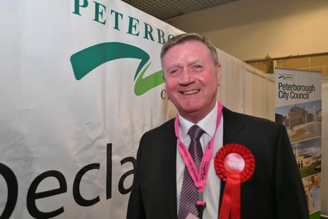 Councillor Dennis Jones,  leader of Peterborough City Council