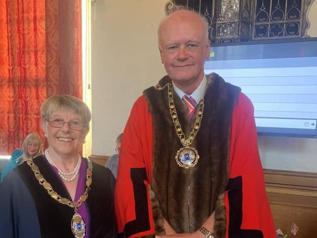 Nick Sandford and Judy Fox are Peterborough's new mayor and deputy