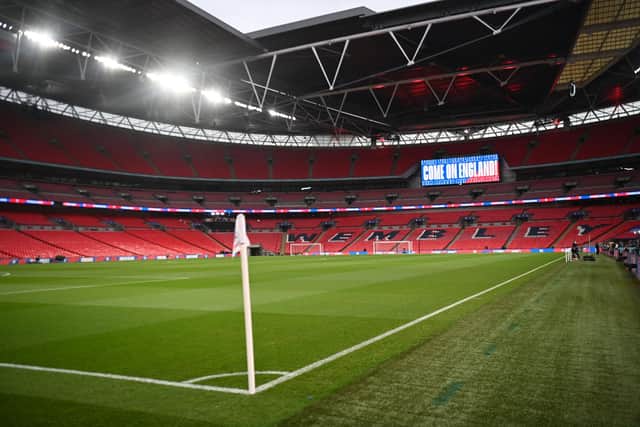 Wembley food prices. (Photo by ANDY RAIN/AFP via Getty Images)