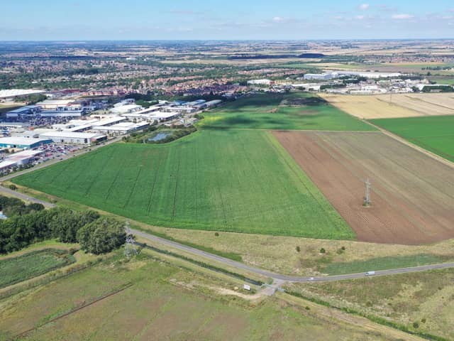 The site at Red Brick Farm in Peterborough, which is earmarked for Flagship Park