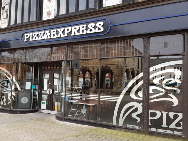 Pizza Express in Cathedral Square, Peterborough