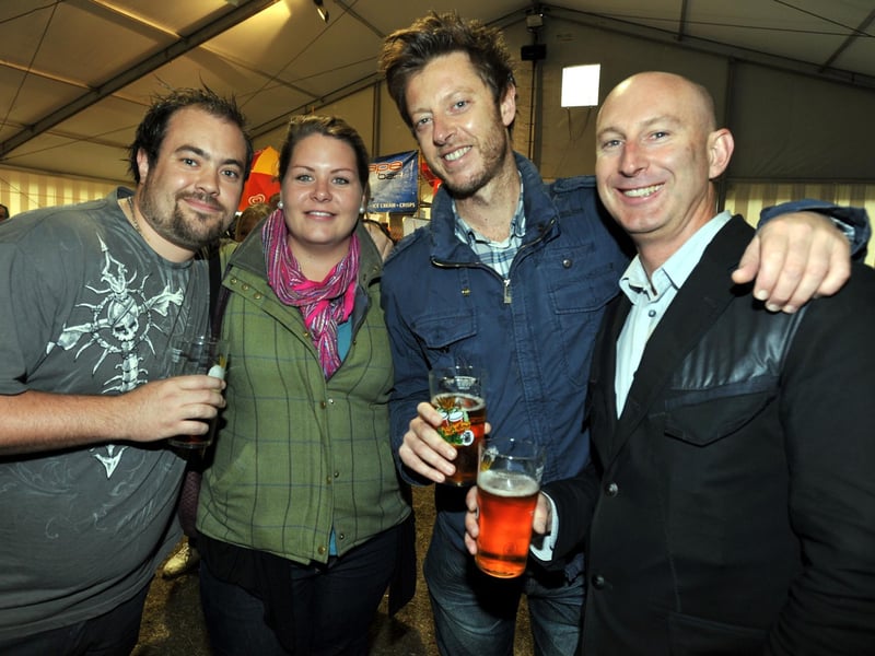 August 2010 at the Peterborough Beer Festival on the Embankment