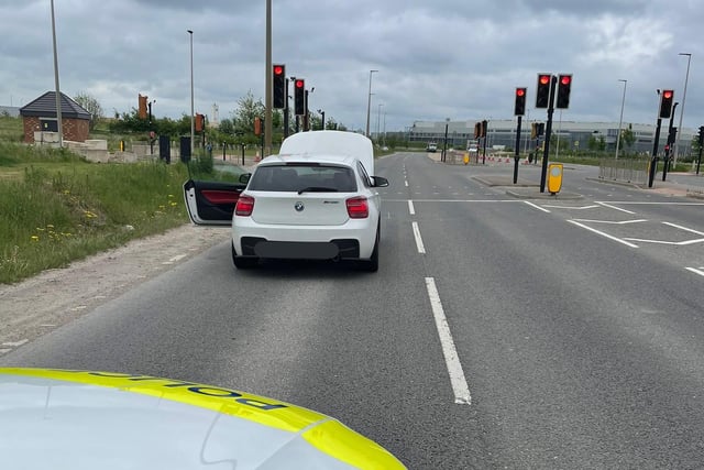 This suspected cloned vehicle was tactically stopped by officers. After an investigation, the vehicle flagged up as stolen during a burglary last January. An innocent purchaser assisted officers and the vehicle was seized.