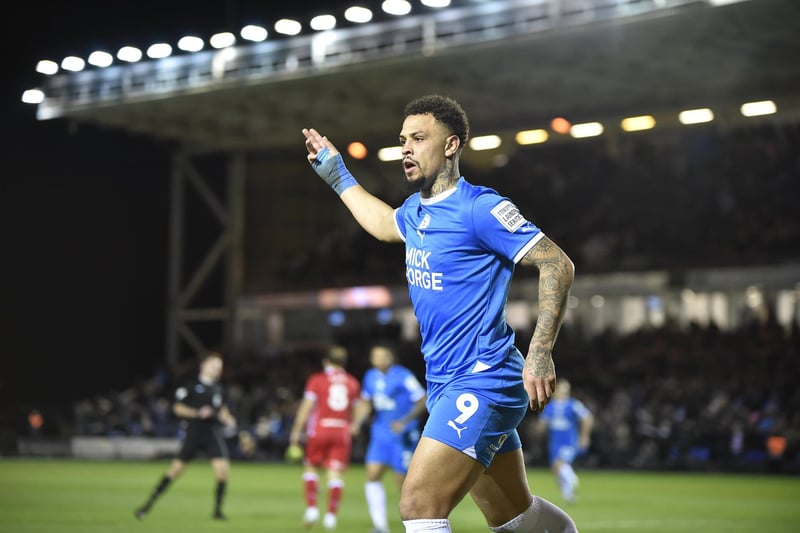 He’s surplus to requirements at London Road now and has barely played since the middle of October, but he’s still managed 10 goals this season. A great attitude on and off the pitch.