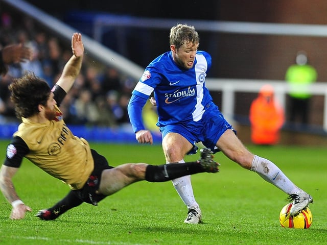 Posh years: 2010-2015. Posh appearances: 186. Posh goals: 35. Arrived on a free transfer from Scunthorpe and promptly became a key man in the Posh promotion season to the Championship in 2010-11 when his wand of a left foot contributed 13 goals, including one in all three play-off wins. Excelled at Championship level also. Not sure what he's up to now.