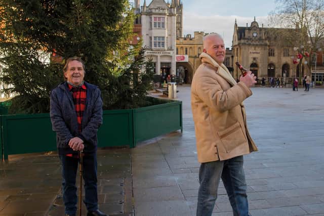 Stuart and Stephen reunited by Chris Porsz in 2021.
