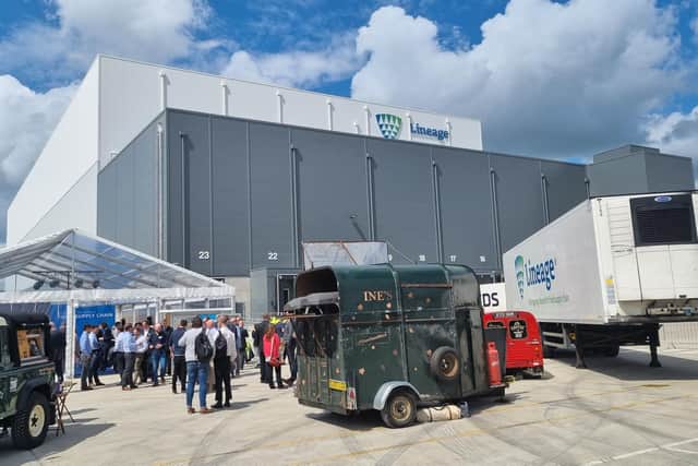 The opening of Lineage Logistics' new South East Superhub in Peterborough - a fully-automated cold storage warehouse creating 230 jobs.