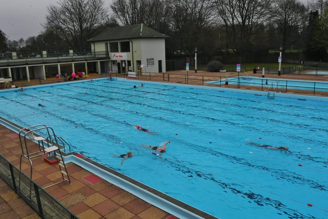 Season open day at the Lido.  