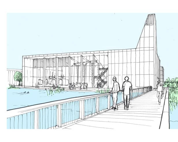 This image shows how buildings on the proposed Whittlesey Science Park could appear once completed.