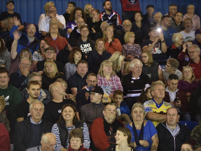 Fans in the stand