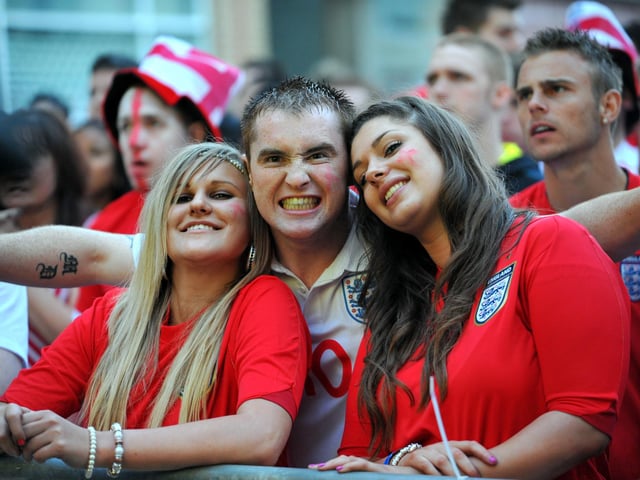 England v USA in the opening game of the 2010 World Cup at The Sports Lounge in Peterborough in  2010.