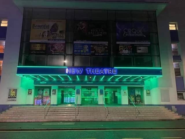 The New Theatre has supported the NSPCC in the past - and will light up in green again this year