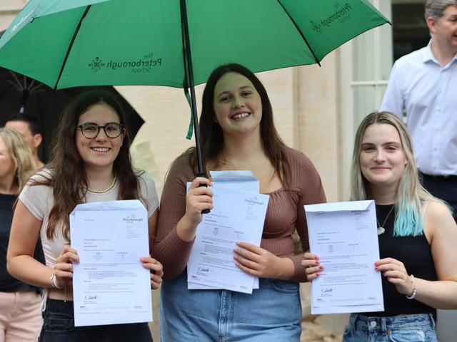 Charlotte Hemens, Amelia Lawson, Darya Robson from The Peterborough School