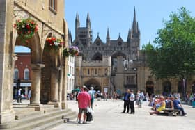 Peterborough is set to bask in temperatures of nearly 30C over the Spring bank holiday weekend