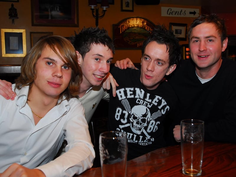 Peterborough night out in November 2008 - enjoying themselves at  O'Neill's, Broadway
