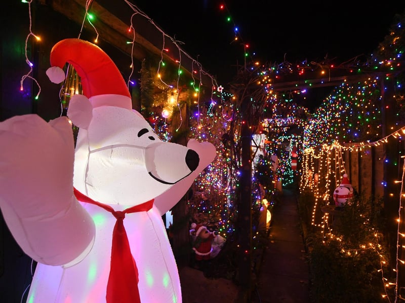 Dave Wooldridge's wonderful display will raise money for Sue Ryder Thorpe Hall Hospice.