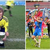 Harrison won plenty of trophies as a youngster - and has now added a big one to his medal collection