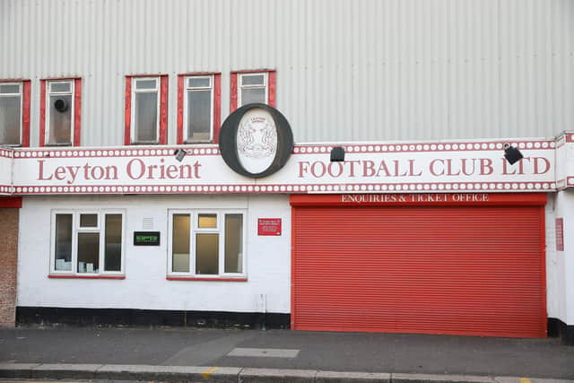 Leyton Orient FC. Photo by Nigel French /AFP via Getty Images.