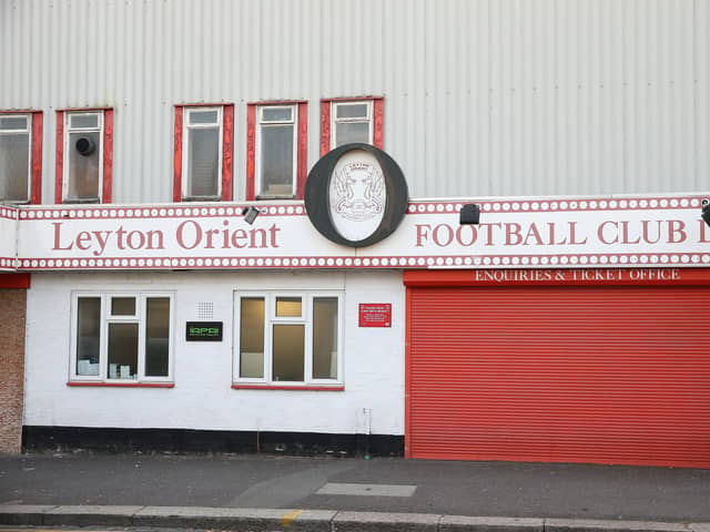 Leyton Orient FC. Photo by Nigel French /AFP via Getty Images.