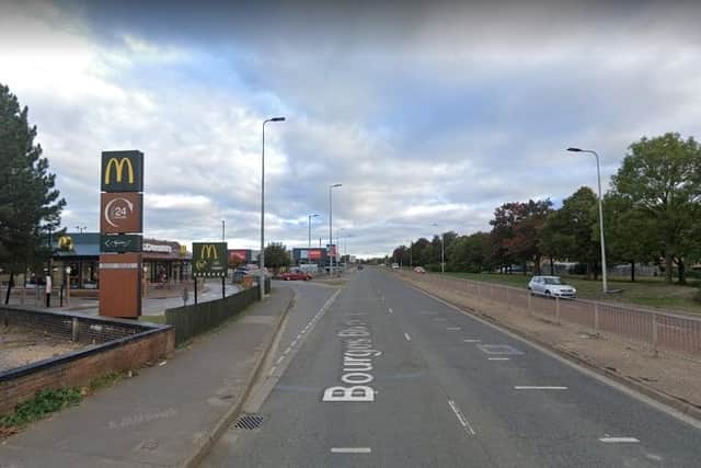 Cambridgeshire Police said the incident happened near the fast food restaurant (image: Google)