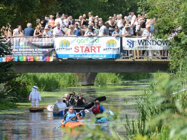 The 2023 Deepings Raft Race will take place on Sunday August 6 and be based around a ‘sporting heroes’ theme.