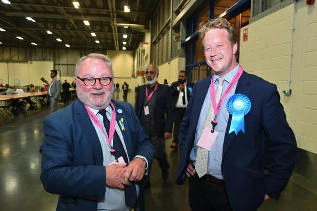 Wayne Fitzgerald with Paul Bristow.