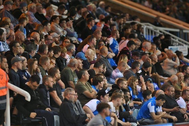 Posh fans return to football as COVID restrictions come to an end.
