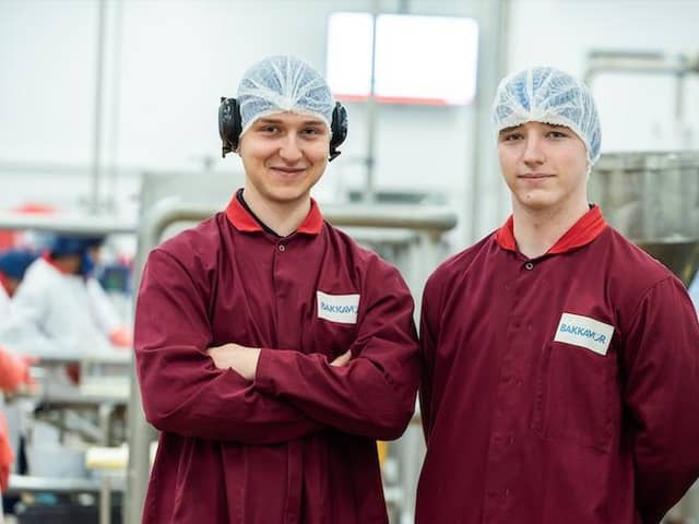 Apprentices at fresh food manufacturer Bakkavor, which is looking to recruit 10 new trainees for its factory at Bourne, near Peterborough