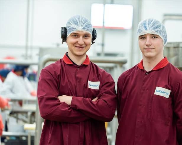 Apprentices at fresh food manufacturer Bakkavor, which is looking to recruit 10 new trainees for its factory at Bourne, near Peterborough
