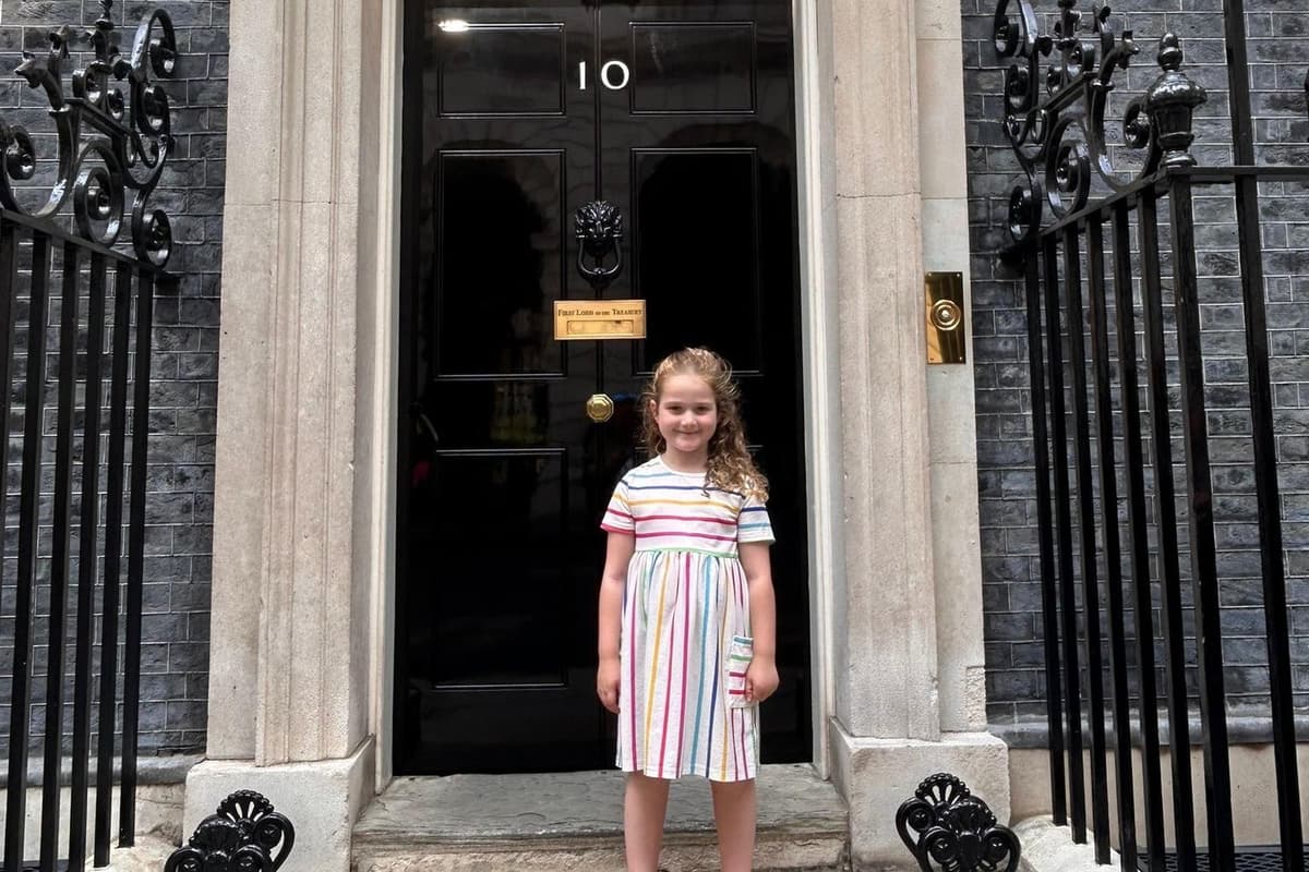 Sister of Benedict Blythe (6) delivers petition to Downing Street calling ...