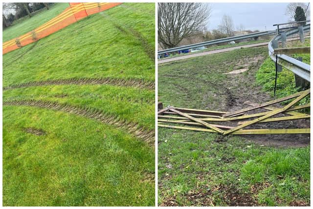 The damage has left members of the club heartbroken