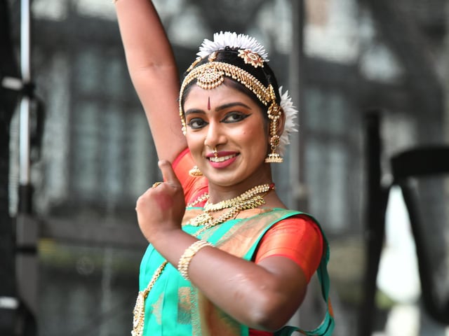 This year's Diwali celebrations at Cathedral Square.