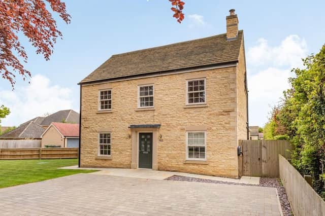 The five-bedroomed detached in Maxey.