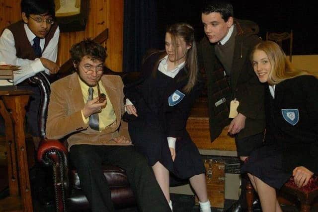 Himesh in rehearsal for The Lion, The Witch and The Wardrobe at Prince William School, Oundle. in 2006