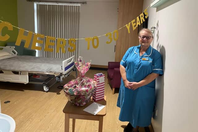 Frances Dickinson has worked at Sue Ryder Thorpe Hall Hospice for 30 years