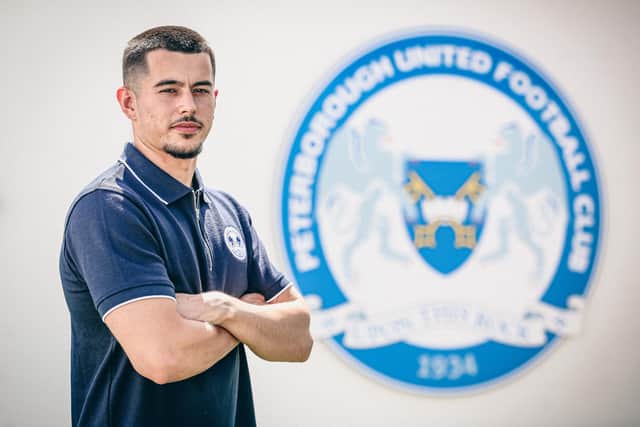 New Posh player Ryan De Havilland. Photo: Joe Dent/theposh.com.