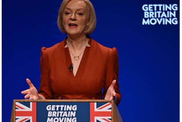 Prime Minister Liz Truss at the Conservative Party Conference