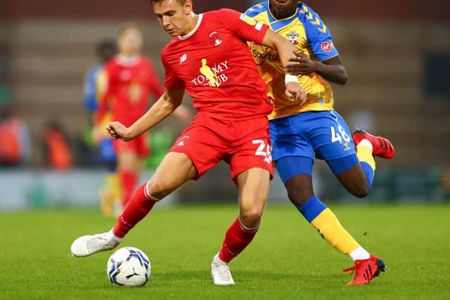 Hector Kyprianou in action for Orient. Photo by Jacques Feeney/Getty Images.